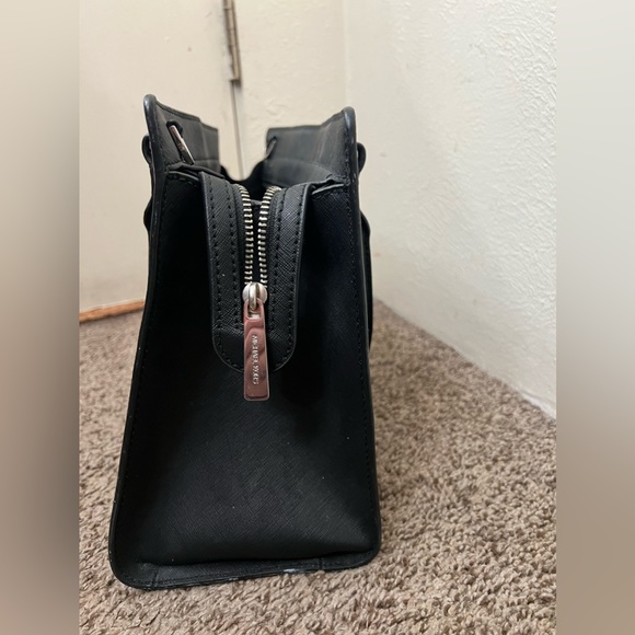 Michael Kors Black Handled Purse with Zipper Close - Picture 6 of 6